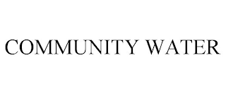 COMMUNITY WATER