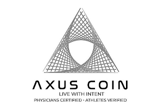 AXUS COIN LIVE WITH INTENT PHYSICIANS CERTIFIED· ATHLETES VERIFIED