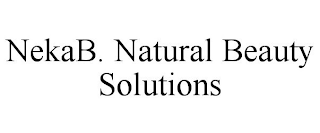 NEKAB. NATURAL BEAUTY SOLUTIONS