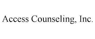 ACCESS COUNSELING, INC.