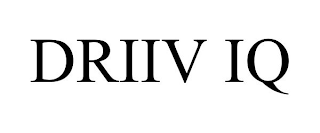 DRIIV IQ