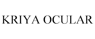 KRIYA OCULAR