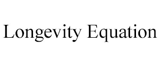 LONGEVITY EQUATION