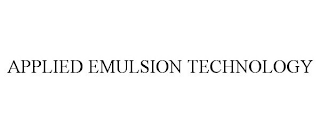 APPLIED EMULSION TECHNOLOGY