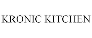 KRONIC KITCHEN