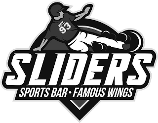 EST. 93 SLIDERS SPORTS BAR FAMOUS WINGS