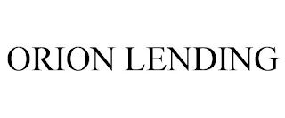 ORION LENDING