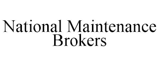 NATIONAL MAINTENANCE BROKERS