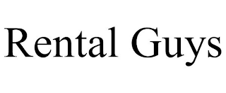 RENTAL GUYS