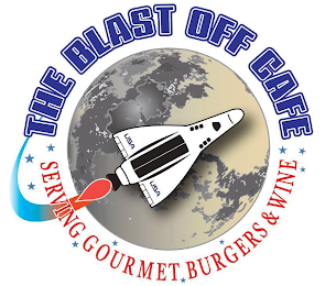 THE BLAST OFF CAFE USA USA SERVING GOURMET BURGERS & WINE