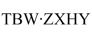 TBW·ZXHY