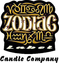 ZODIAC LABEL CANDLE COMPANY