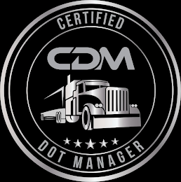 CERTIFIED CDM DOT MANAGER