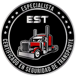 ESPECIALISTA EST CERTIFICADO EN SEGURIDAD DE TRANSPORTE