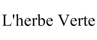 L'HERBE VERTE