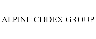 ALPINE CODEX GROUP