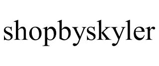 SHOPBYSKYLER