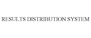 RESULTS DISTRIBUTION SYSTEM