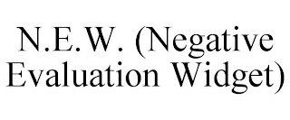 N.E.W. (NEGATIVE EVALUATION WIDGET)