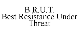 B.R.U.T. BEST RESISTANCE UNDER THREAT