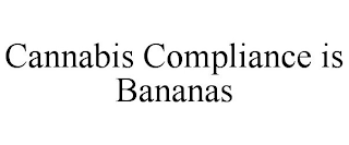 CANNABIS COMPLIANCE IS BANANAS