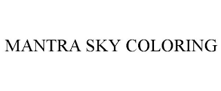 MANTRA SKY COLORING