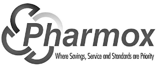 PHARMOX WHERE SAVINGS, SERVICE AND STANDARDS ARE PRIORITY