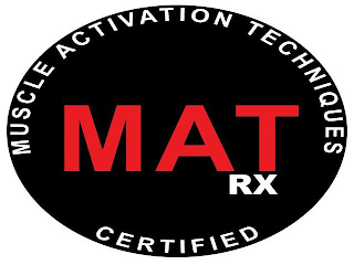 MUSCLE ACTIVATION TECHNIQUES MAT RX CERTIFIED