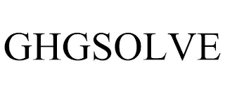 GHGSOLVE