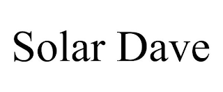 SOLAR DAVE