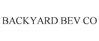 BACKYARD BEV CO