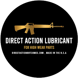 DIRECT ACTION LUBRICANT FOR HIGH WEAR PARTS DIRECTACTIONOUTCOMES.COM , MADE IN THE U.S.A.