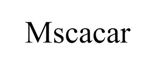 MSCACAR
