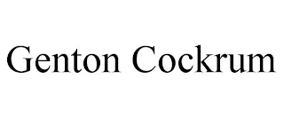 GENTON COCKRUM