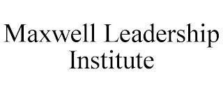 MAXWELL LEADERSHIP INSTITUTE