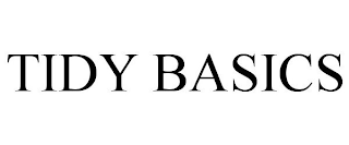 TIDY BASICS