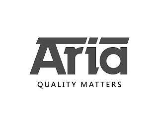 ARIA QUALITY MATTERS