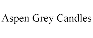 ASPEN GREY CANDLES