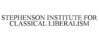 STEPHENSON INSTITUTE FOR CLASSICAL LIBERALISM