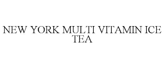 NEW YORK MULTI VITAMIN ICE TEA