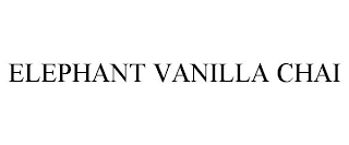 ELEPHANT VANILLA CHAI