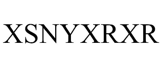 XSNYXRXR