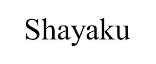 SHAYAKU