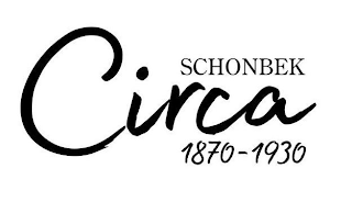 SCHONBEK CIRCA 1870 - 1930