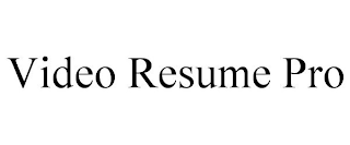 VIDEO RESUME PRO