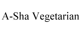 A-SHA VEGETARIAN