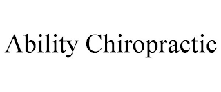 ABILITY CHIROPRACTIC