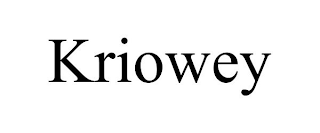 KRIOWEY