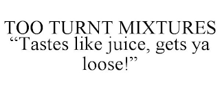 TOO TURNT MIXTURES "TASTES LIKE JUICE, GETS YA LOOSE!"