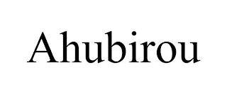 AHUBIROU